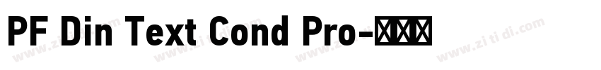 PF Din Text Cond Pro字体转换 PF Din Text Cond Pro字体转换